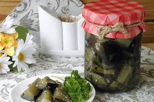 Баклажаны кусочками на зиму