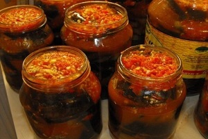 Баклажаны по-грузински на зиму