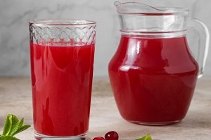 Кисель из клюквы с крахмалом