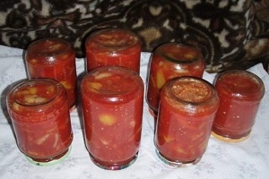 Лечо из помидоров и перца