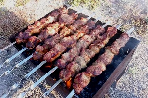 Шашлык из свинины с уксусом