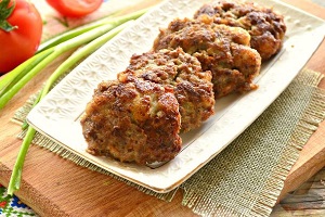 Котлеты из куриных желудочков