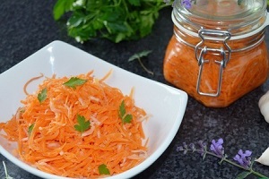 Маринованная морковь с хреном