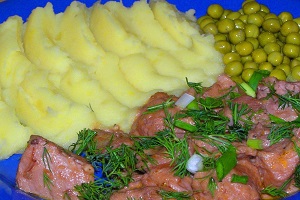 Фальшивая телятина из курицы