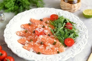 Рыбное карпаччо