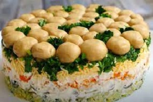 Салат Грибная поляна