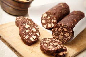 Шоколадная колбаска Салями