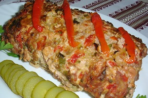 Свинина фаршированная мясом