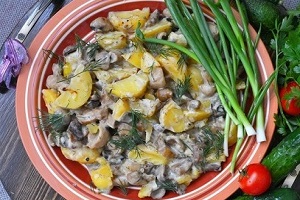 Жаркое Грибное лукошко
