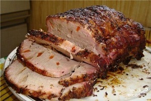 Буженина в рукаве для запекания