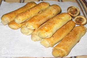 Пирожки с капустой сигары